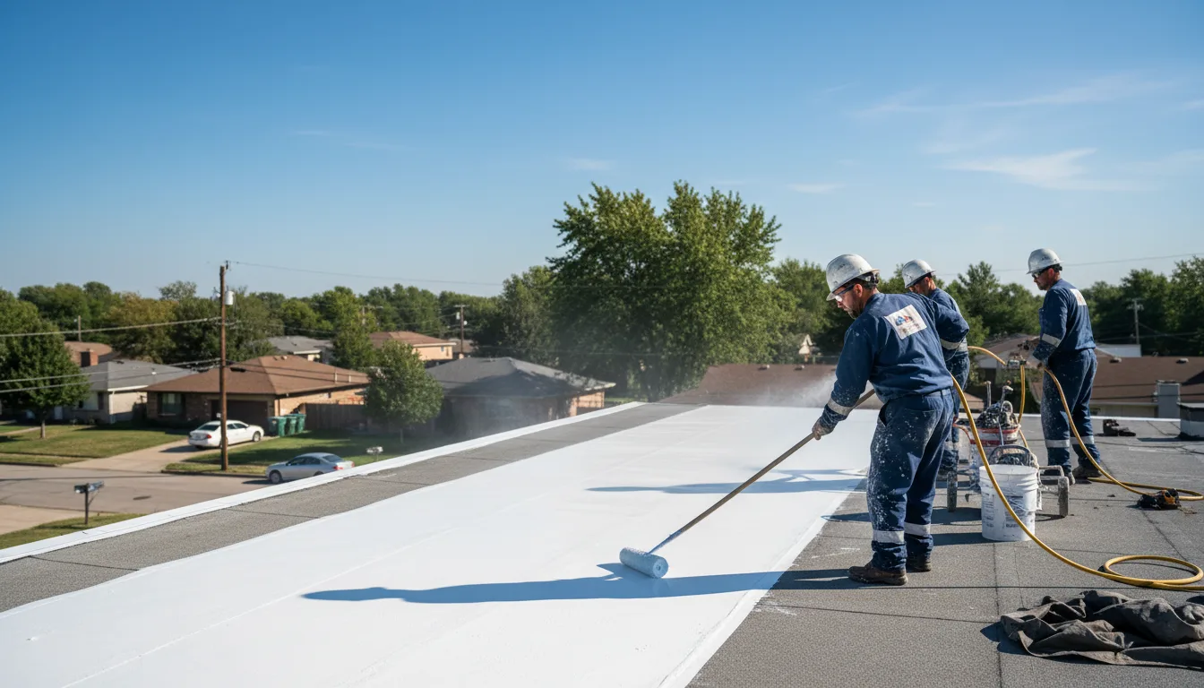 Commercial roof coating in Rosenberg, TX near me